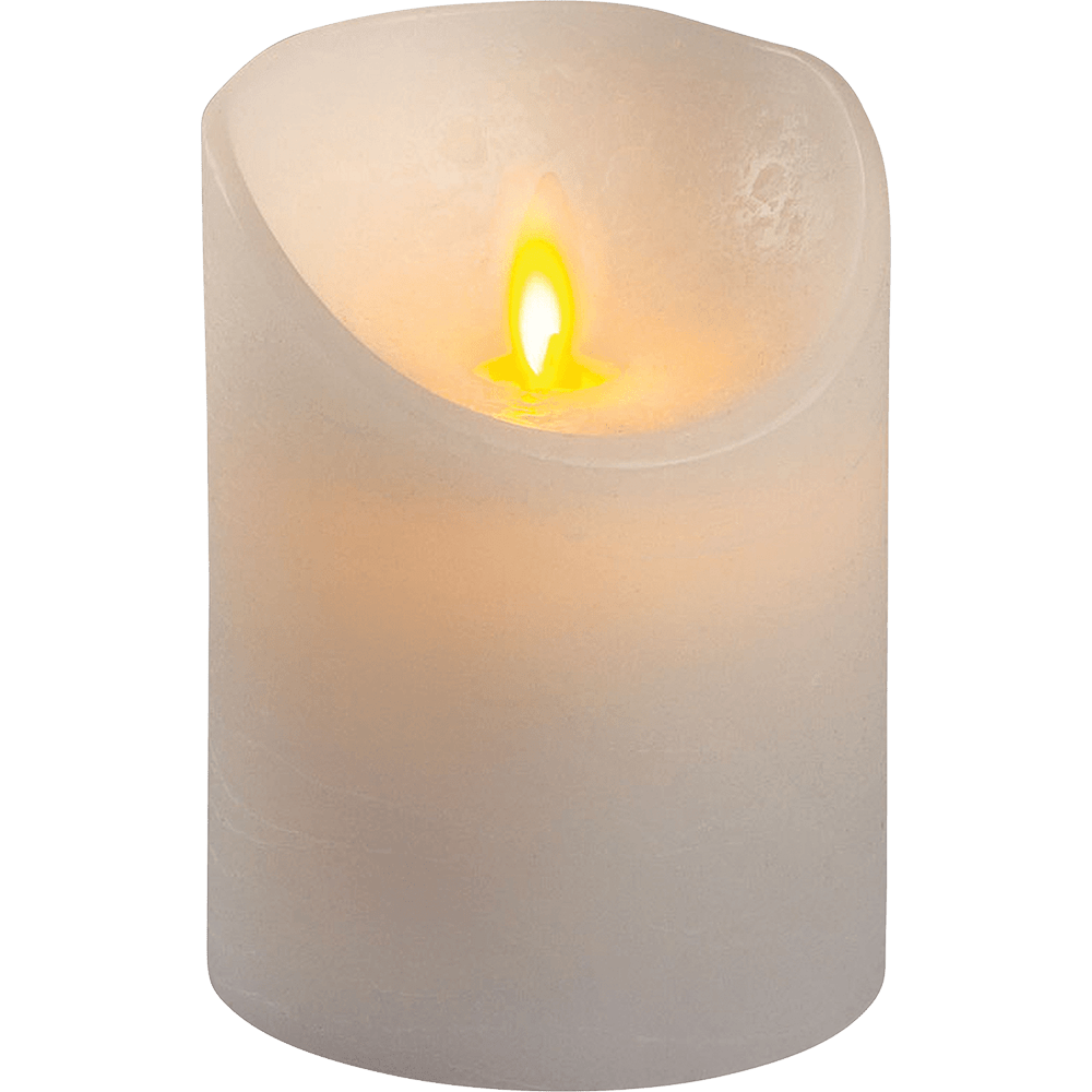 LED - Wachskerze mit warmweißer Beleuchtung - WeihnachtsladenLotti