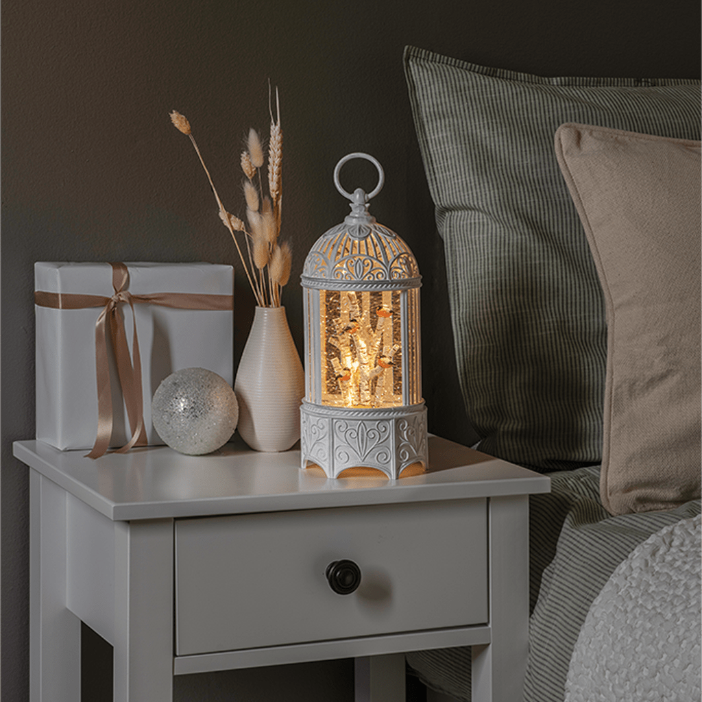 LED Wasserlaterne 'Gimpel im Baum' - WeihnachtsladenKonstsmide