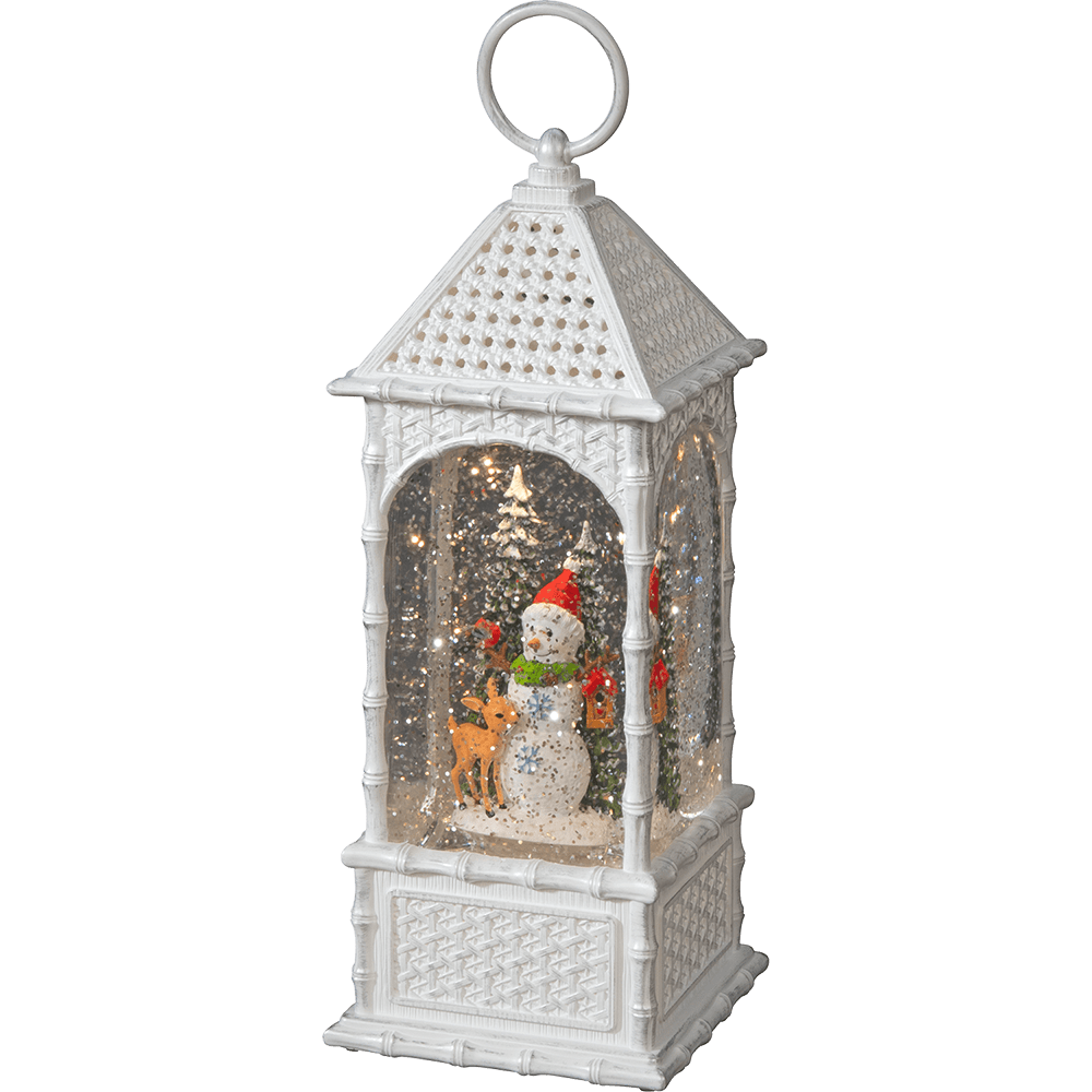 LED - Wasserlaterne 'Schneemann am Baum' - WeihnachtsladenKonstsmide