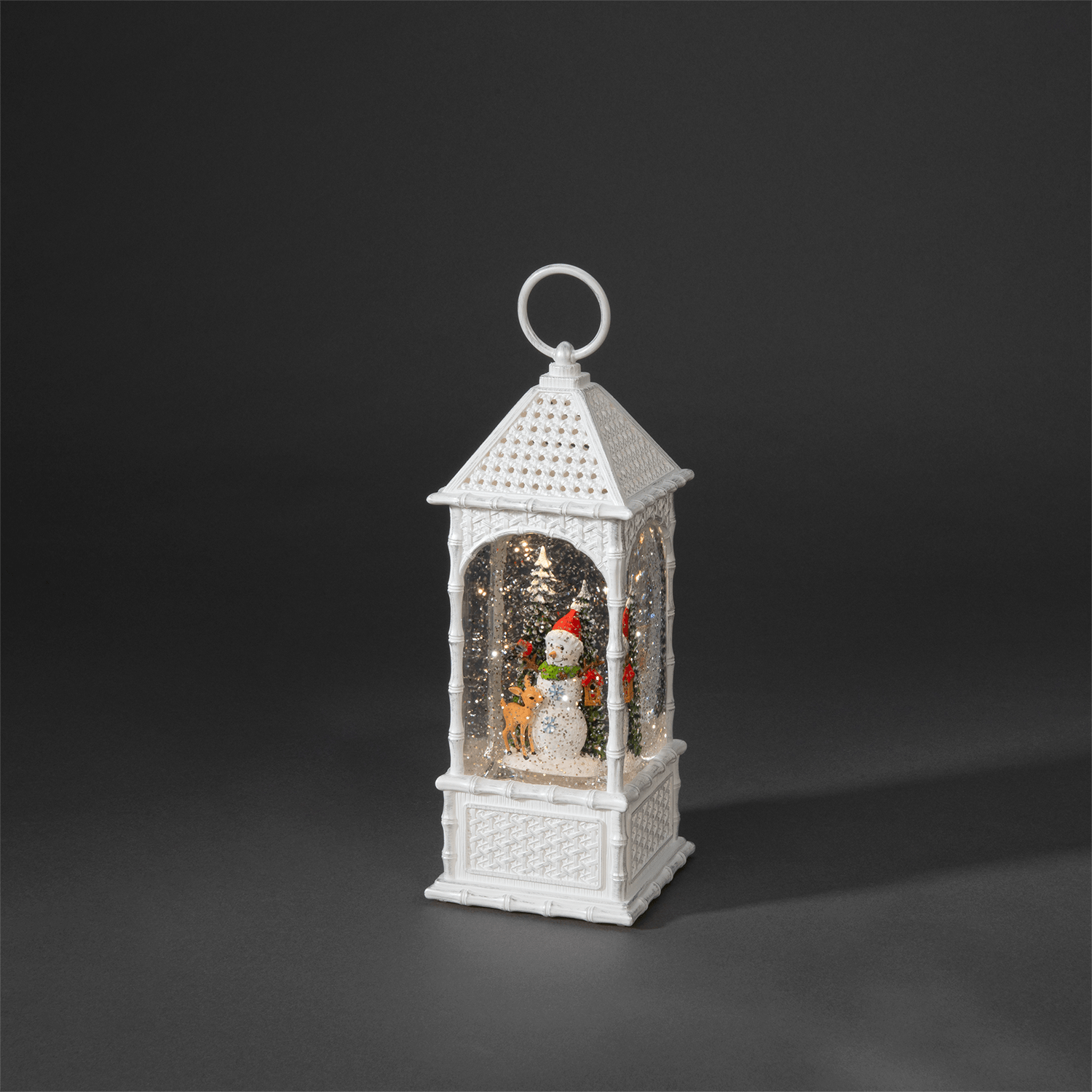 LED - Wasserlaterne 'Schneemann am Baum' - WeihnachtsladenKonstsmide