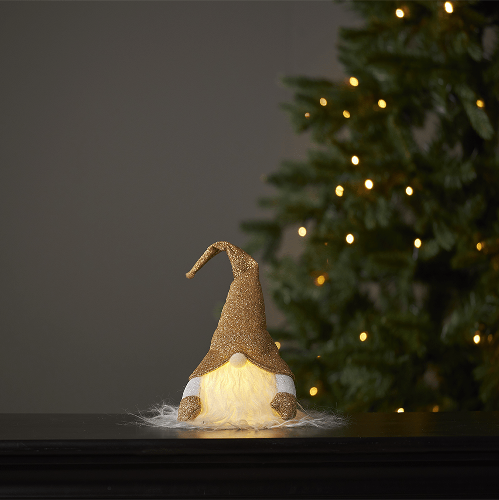 LED - Wichtel "Joylight" gold - WeihnachtsladenStar Trading