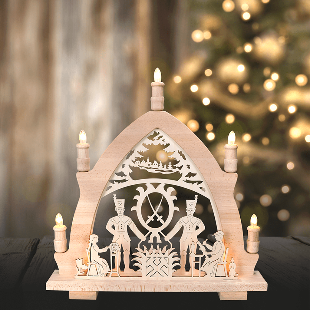 Leuchterbogen 5flg. 'Bergmann' - WeihnachtsladenLenk & Sohn