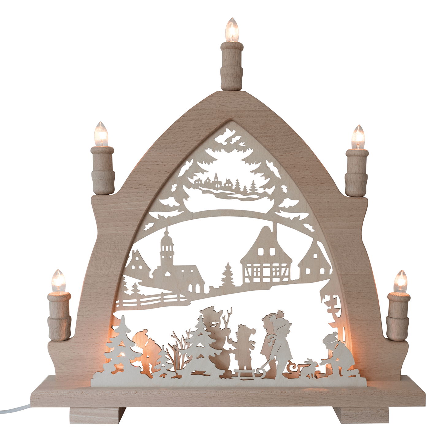 Leuchterbogen 'Winterkinder' - WeihnachtsladenLenk & Sohn