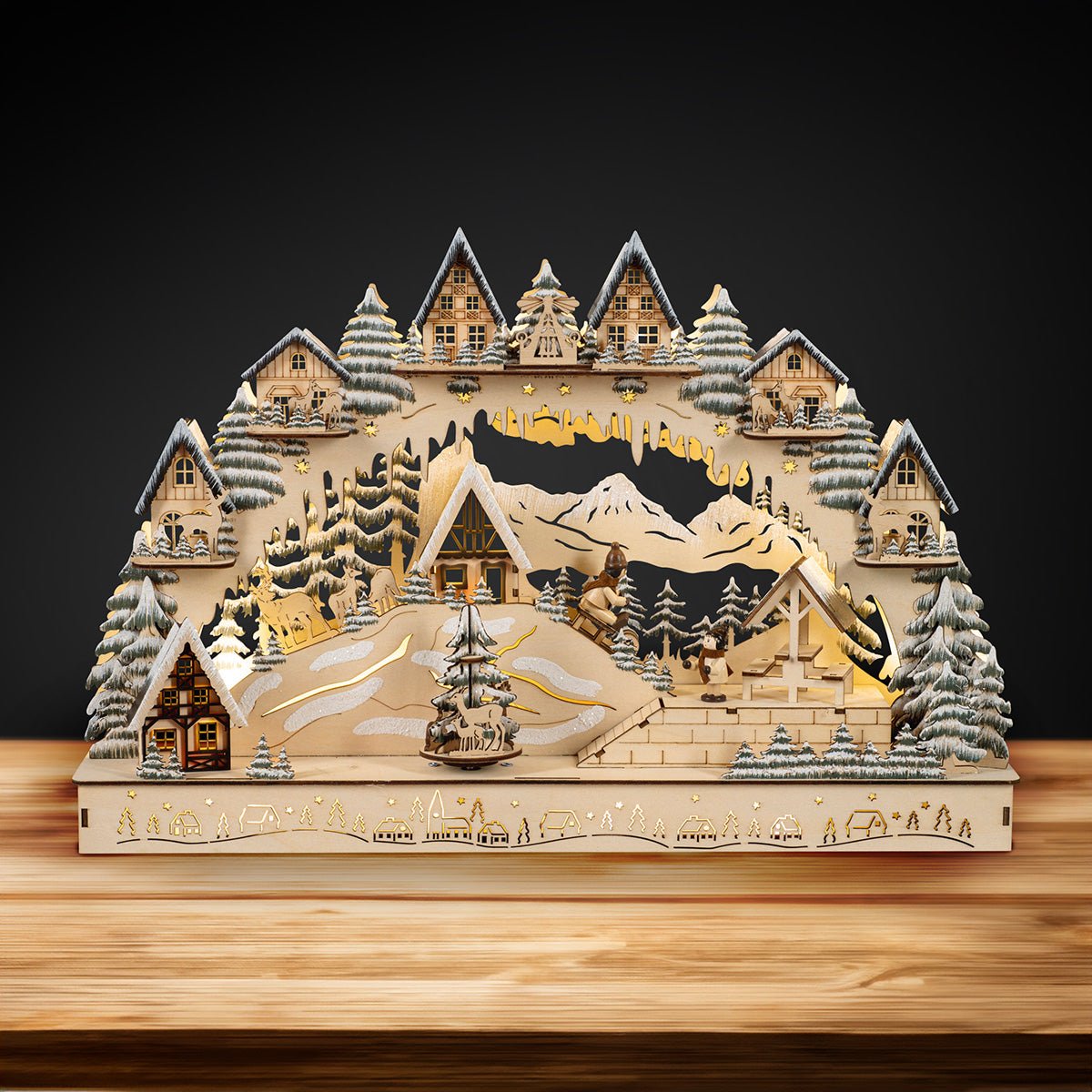 Lichterbogen 'Bergdorf' - WeihnachtsladenSAICO