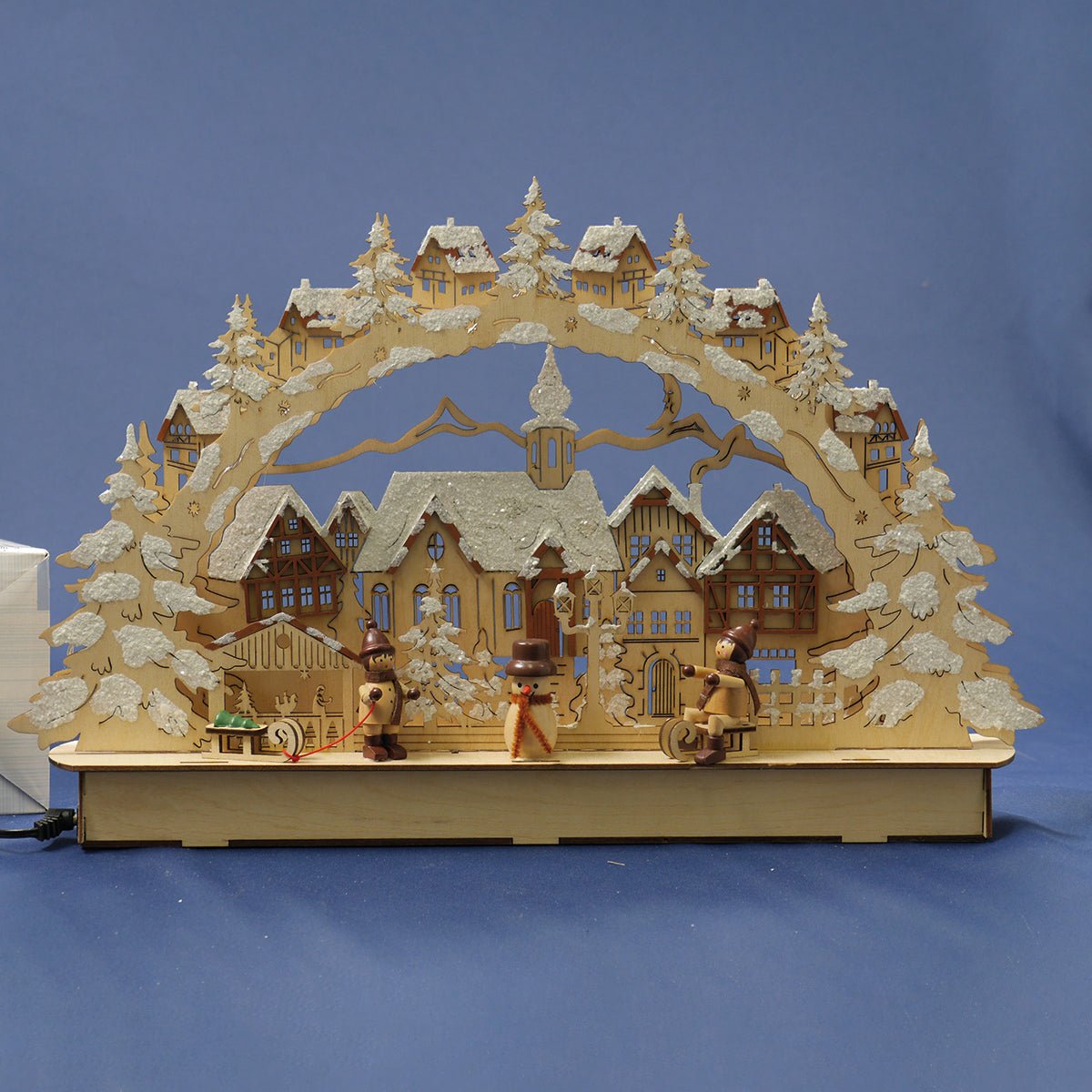 Lichterbogen 'Stadt mit Winterkindern' - WeihnachtsladenSAICO