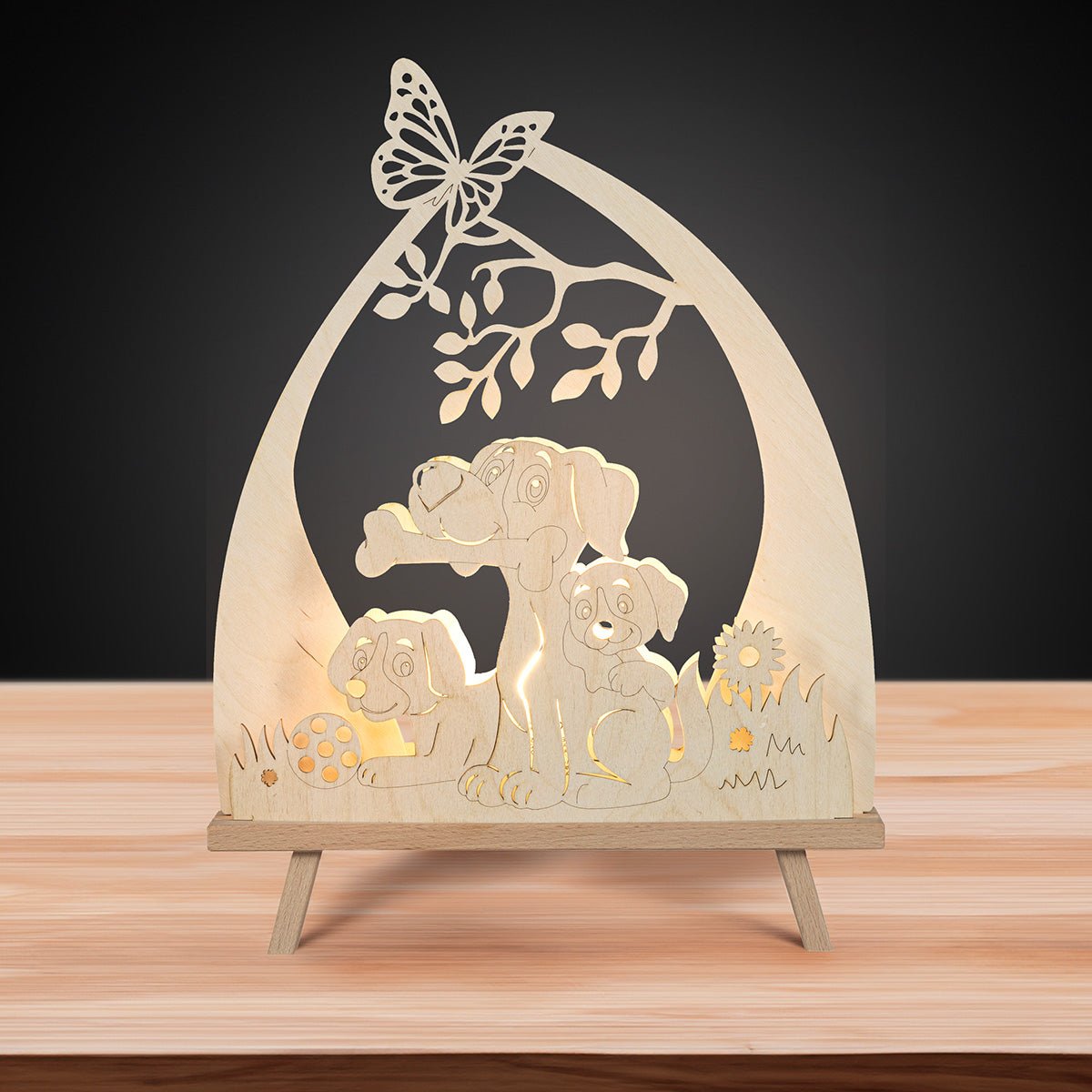 Lichterspitze 'Hundefreund' - WeihnachtsladenSAICO