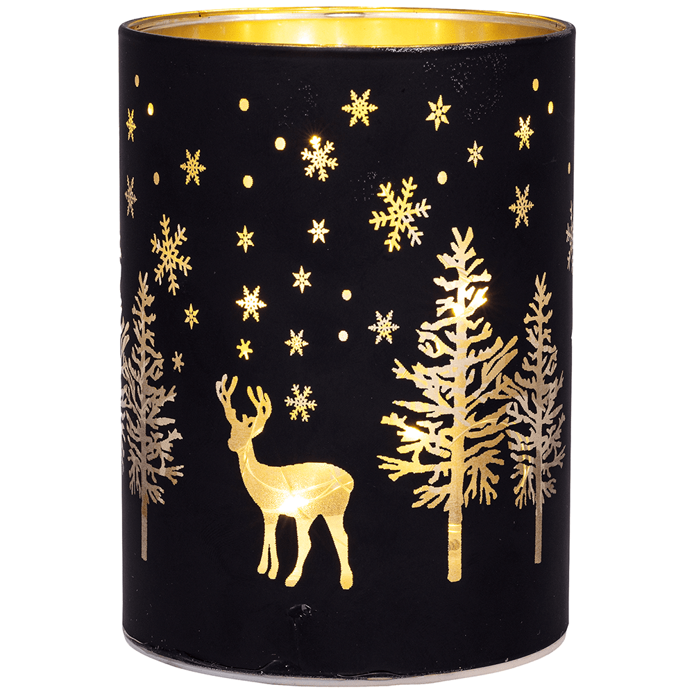 Metall - Ornamentwindlicht 'Wald' - WeihnachtsladenSAICO