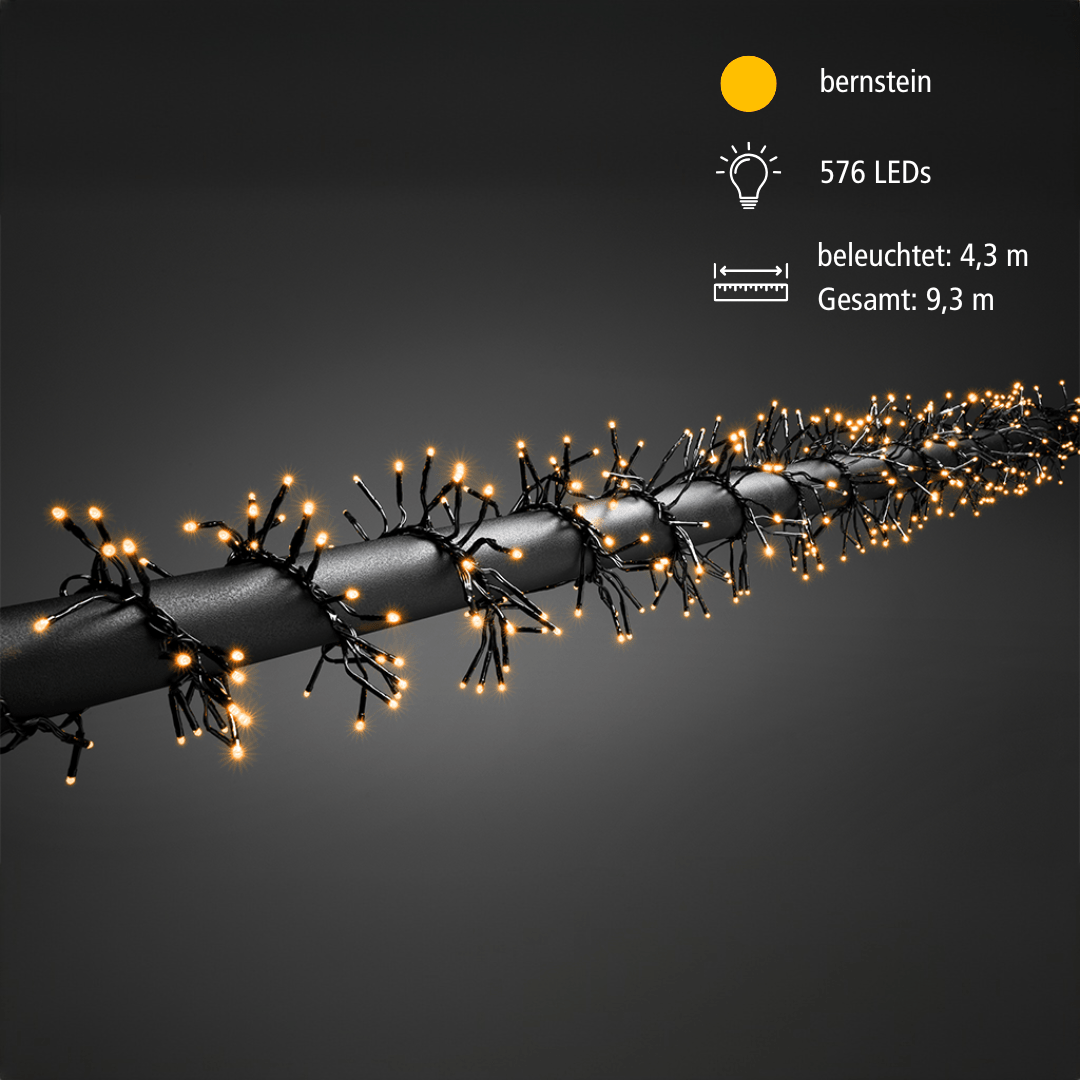 Micro LED Büschellichterkette 576 bernstei. LED - WeihnachtsladenKonstsmide