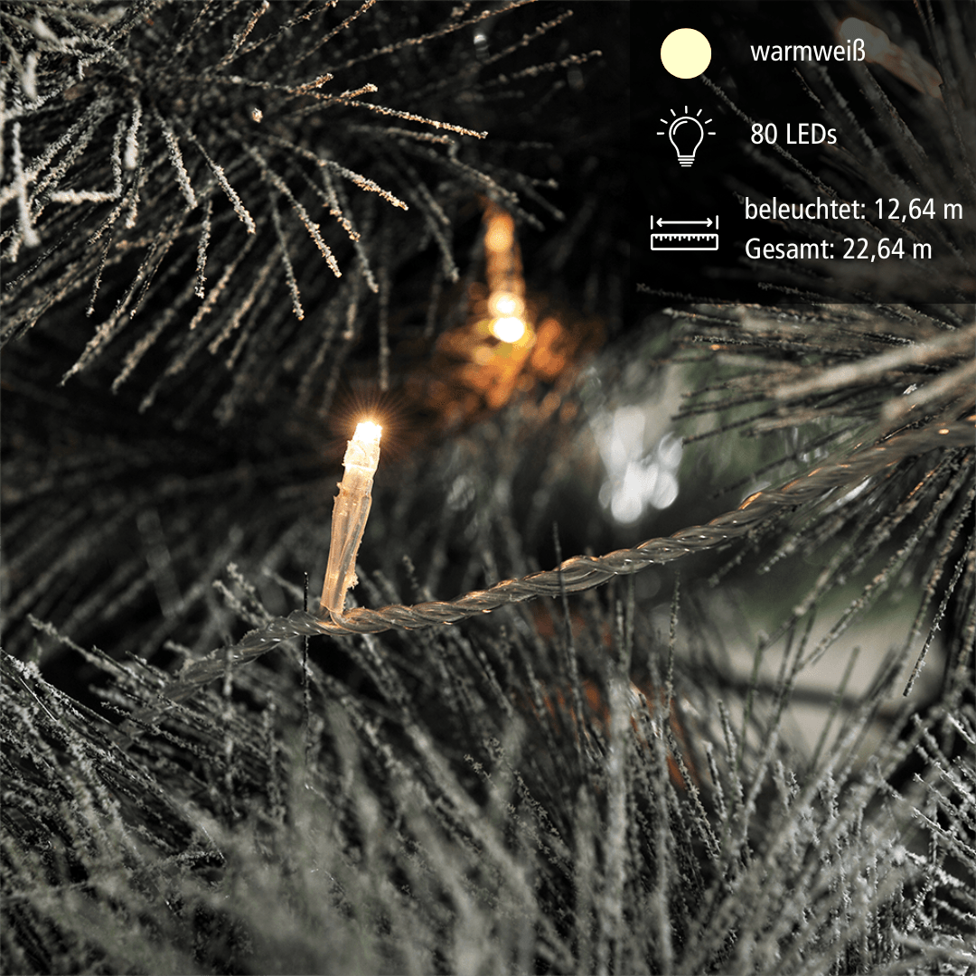 Micro LED Kette 80 warmweiß - WeihnachtsladenKonstsmide