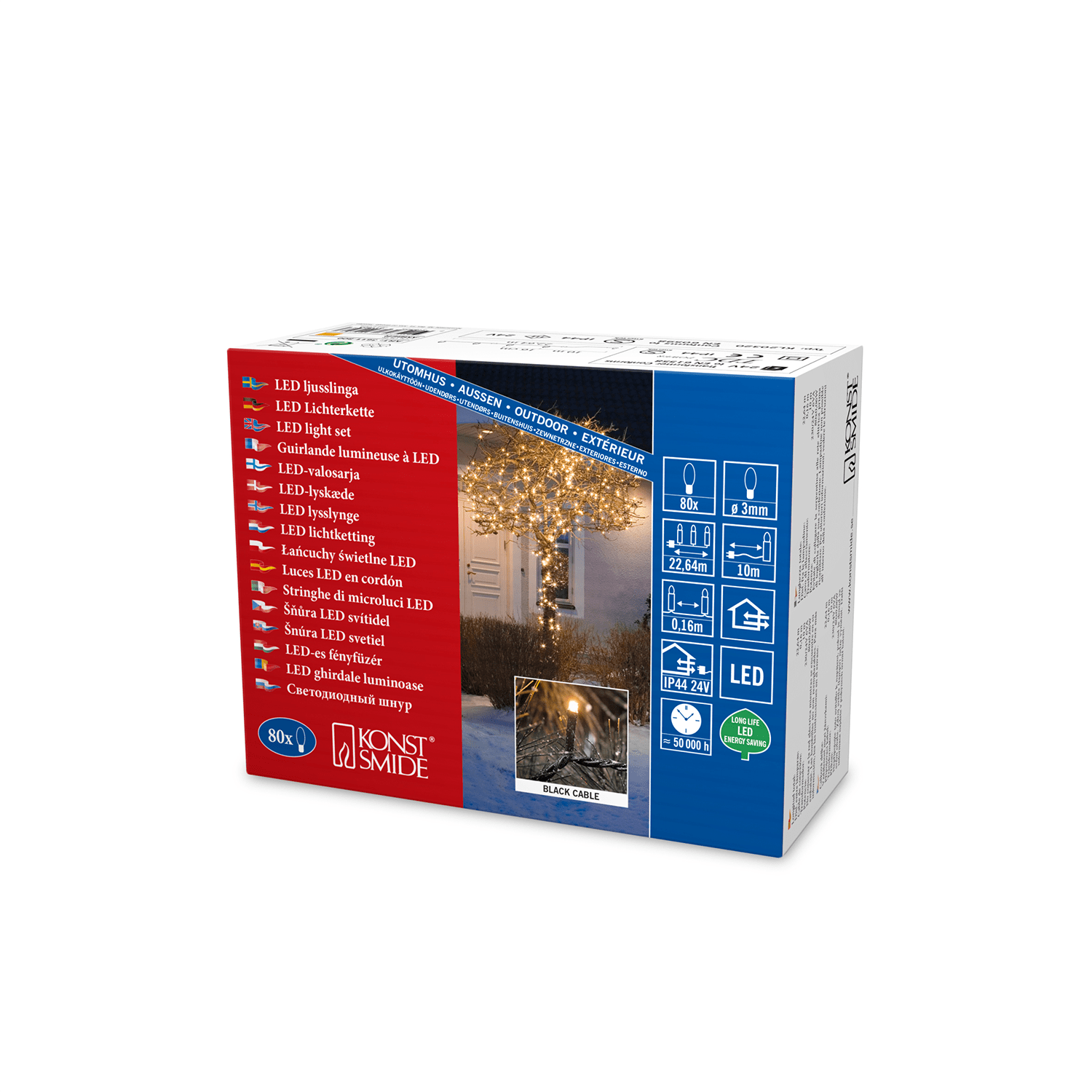 Micro LED Lichterkette für behagliche Atmosphäre - WeihnachtsladenKonstsmide