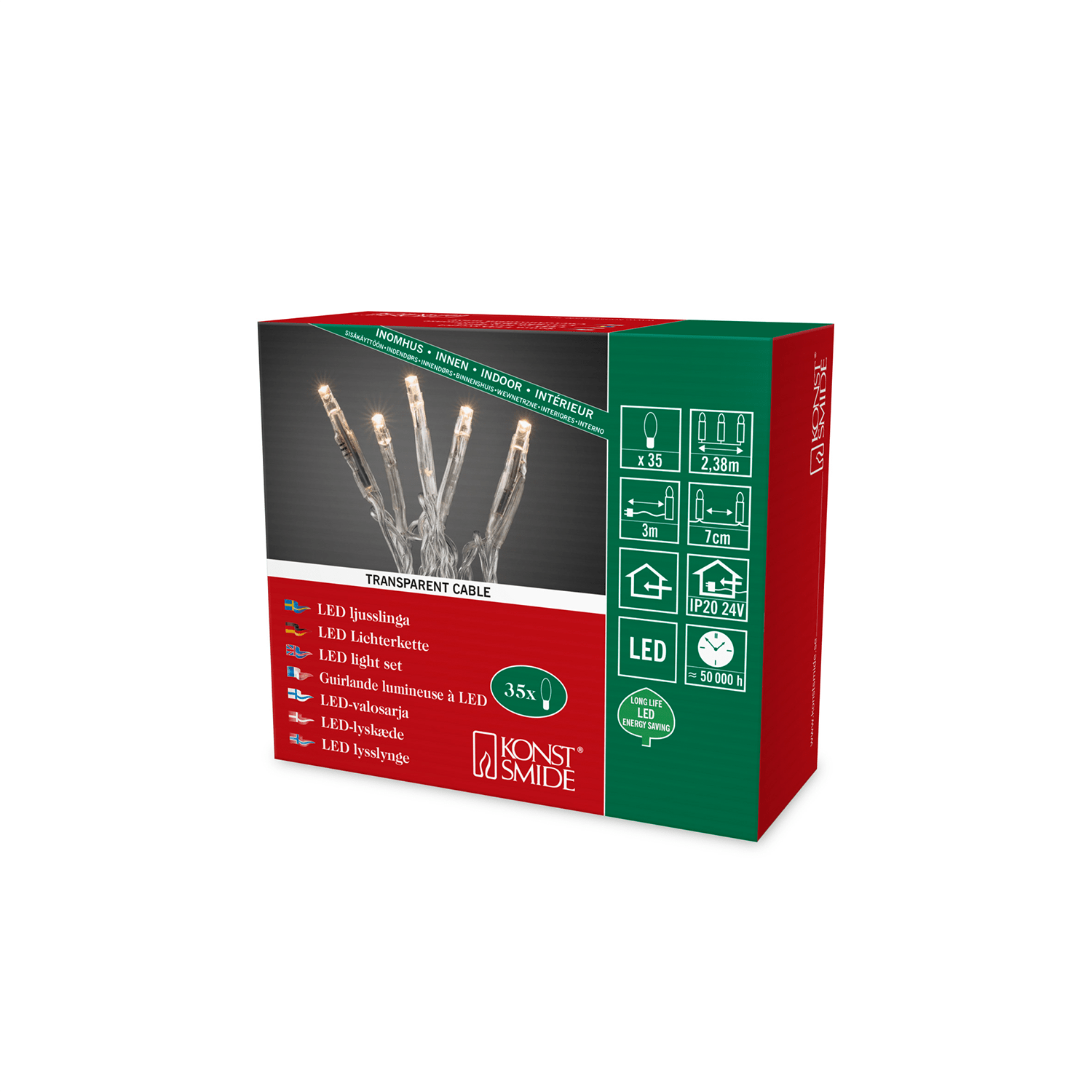 Micro LED - Lichterkette für festliche Stimmung - WeihnachtsladenKonstsmide