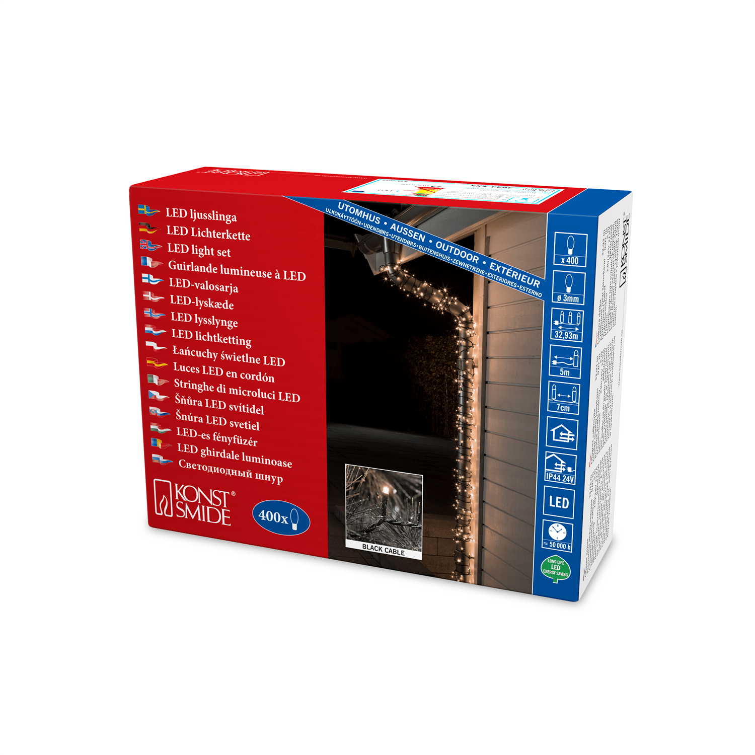 Micro LED Lichterkette für stimmungsvolle Weihnachtsbeleuchtung - WeihnachtsladenKonstsmide