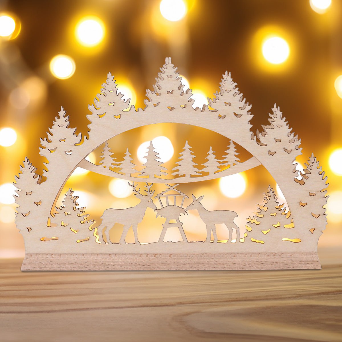 Mini - Lichterbogen 'Wald' - WeihnachtsladenSAICO