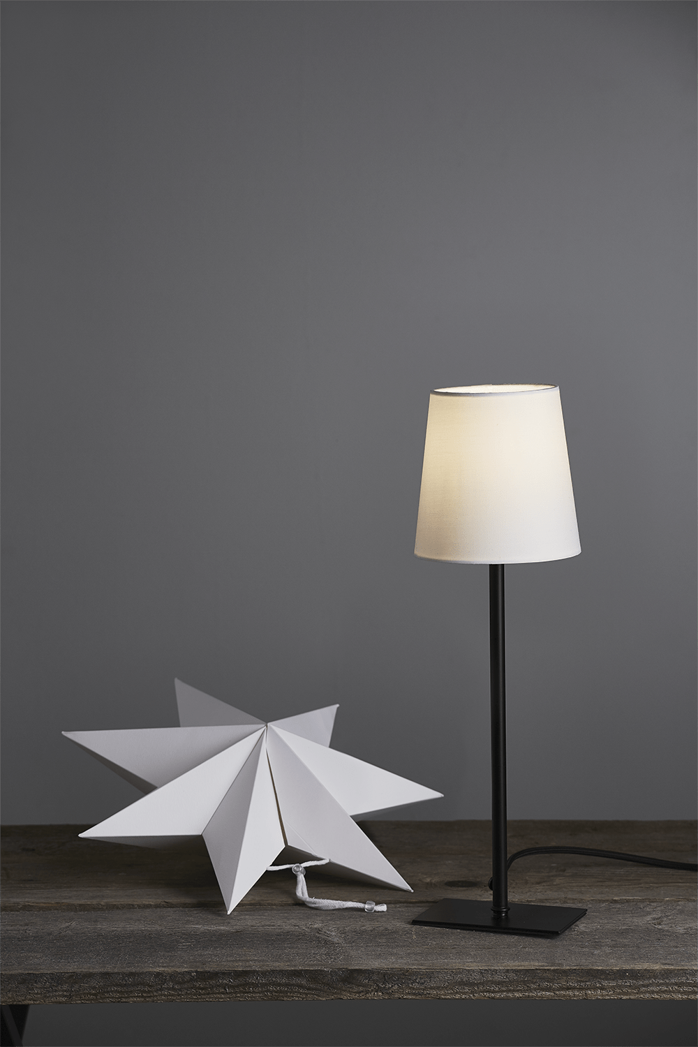 Papier - Kombileuchter Stern und Schirm - WeihnachtsladenStar Trading