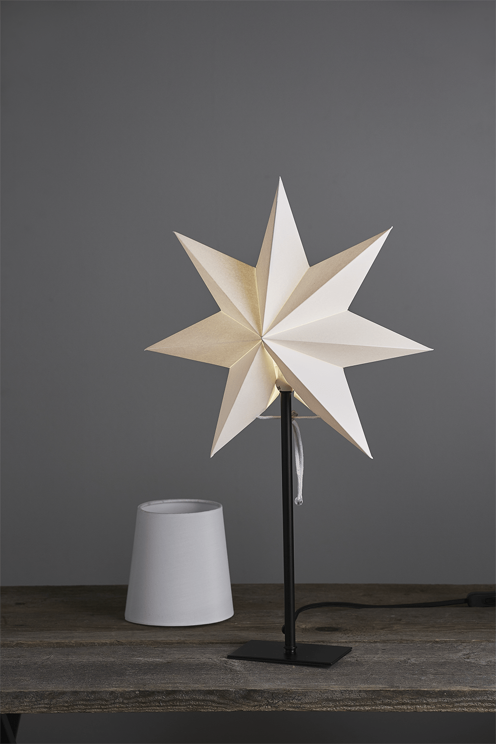 Papier - Kombileuchter Stern und Schirm - WeihnachtsladenStar Trading