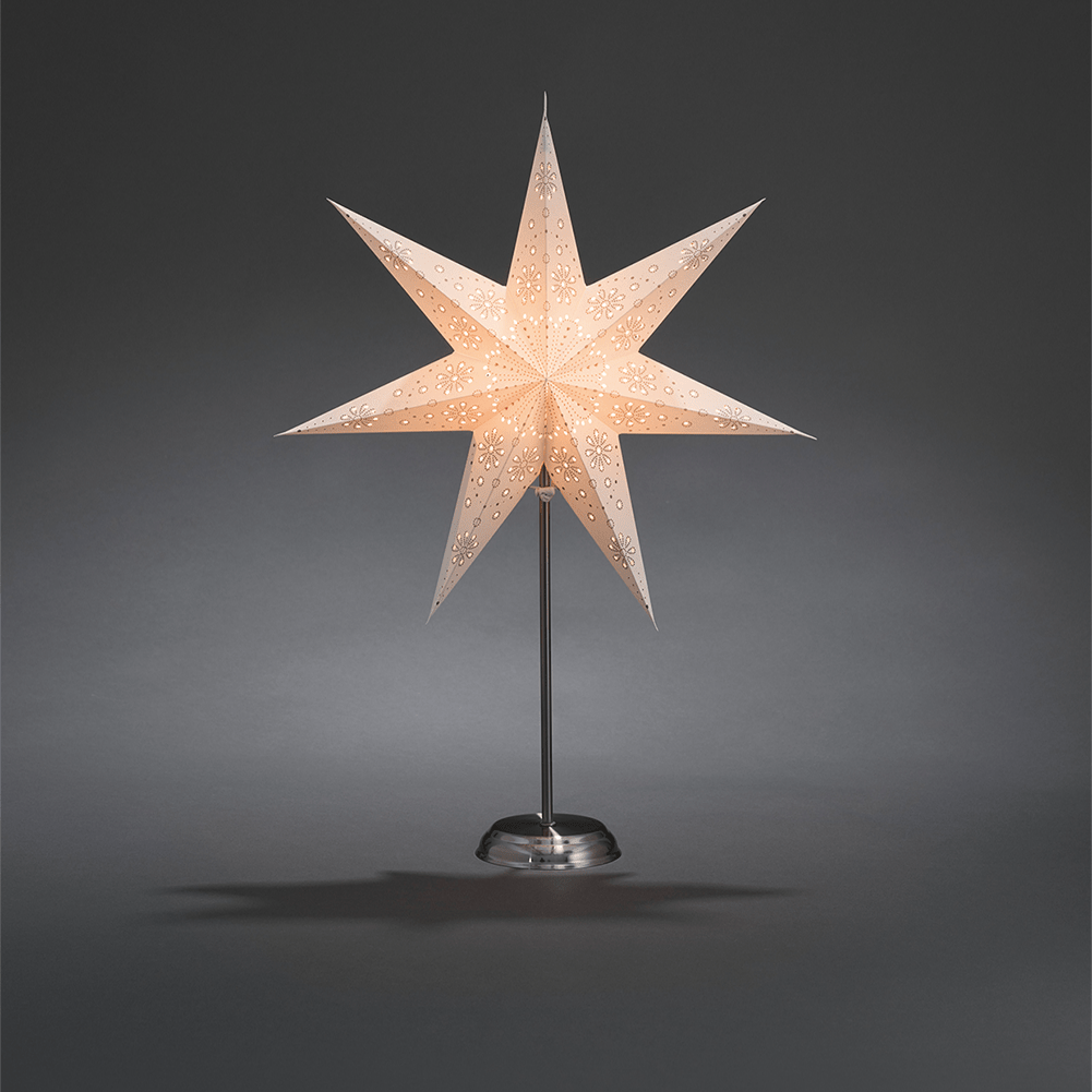 Papier - Leuchter Stern - WeihnachtsladenKonstsmide