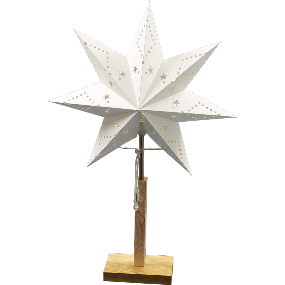 Papier - Leuchter Stern - WeihnachtsladenStar Trading