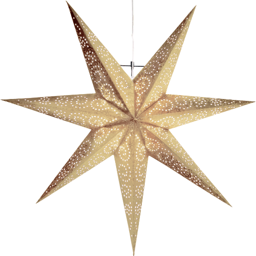 Papierstern 'Antique' gold - WeihnachtsladenStar Trading