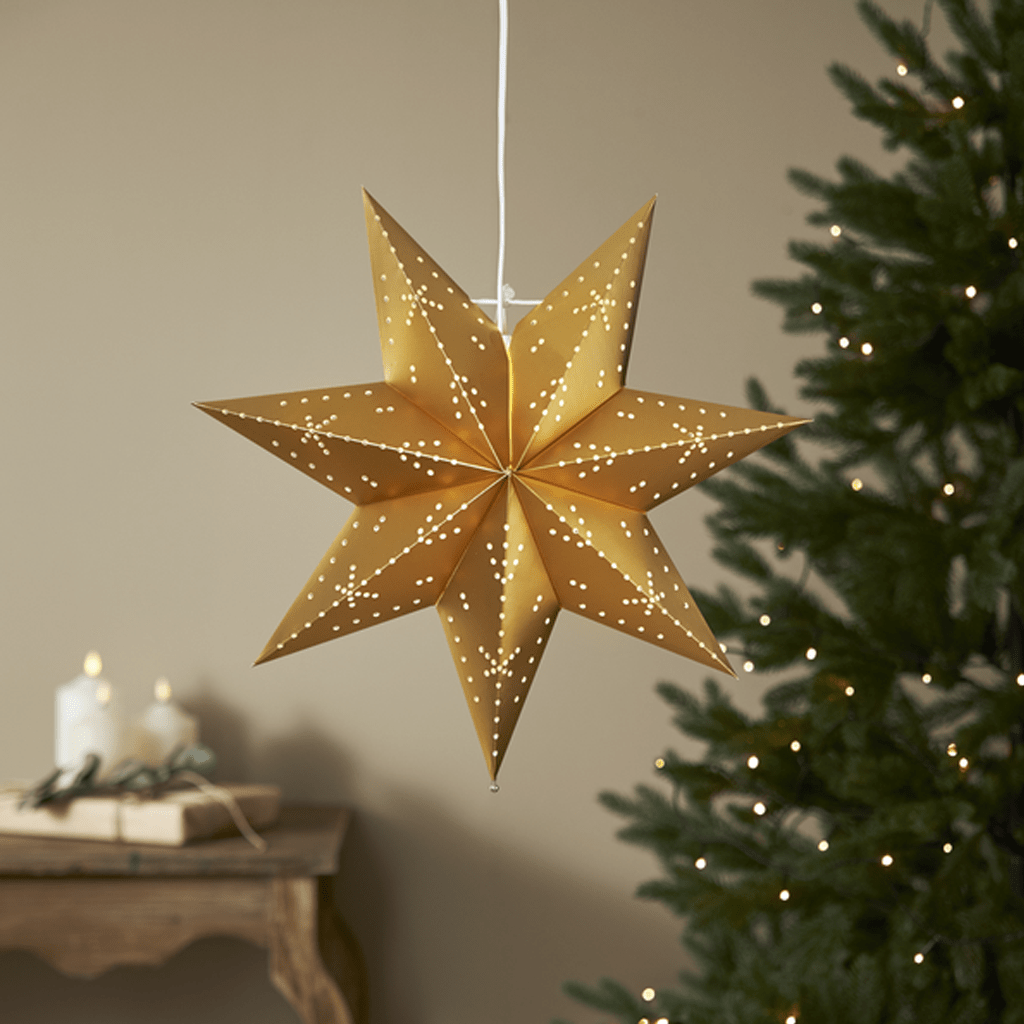 Papierstern 'Classic' gold - WeihnachtsladenStar Trading