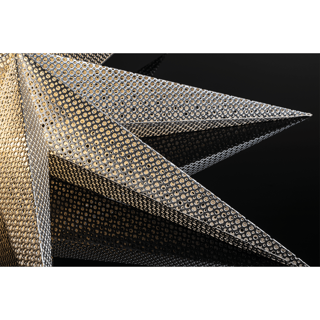 Papierstern silberfarben 60x60cm - WeihnachtsladenKonstsmide