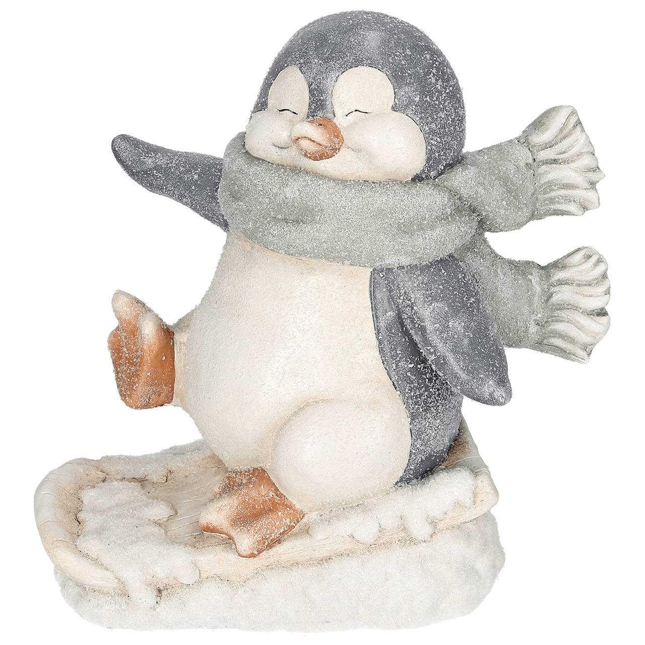 Pinguin auf Snowboard - Deko - WeihnachtsladenRiffelmacher & Weinberger