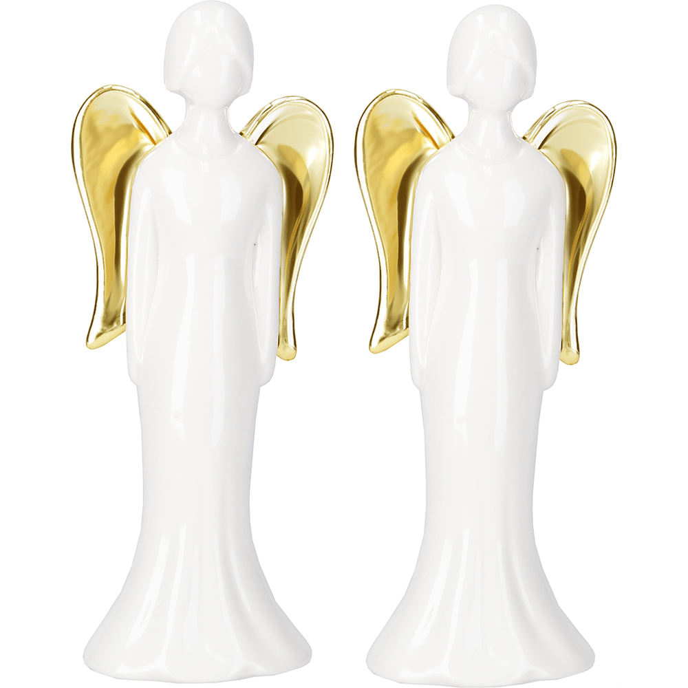 Porzellan - Engel 2er - Set - WeihnachtsladenSöllner Floristik