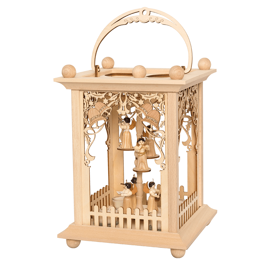 Pyramidenlaterne mit Engeln - WeihnachtsladenDrechslerei Kuhnert