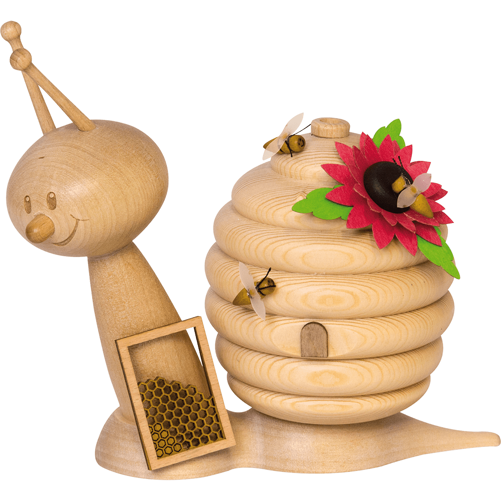 Räucherschnecke Sunny 'Honigschnecke' - WeihnachtsladenDrechslerei Kuhnert