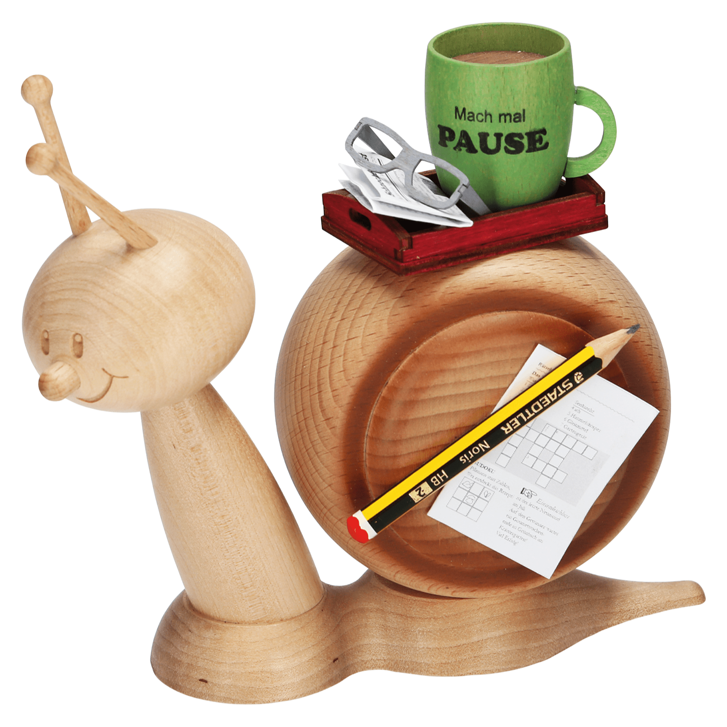 Räucherschnecke Sunny 'Quiz' - WeihnachtsladenDrechslerei Kuhnert