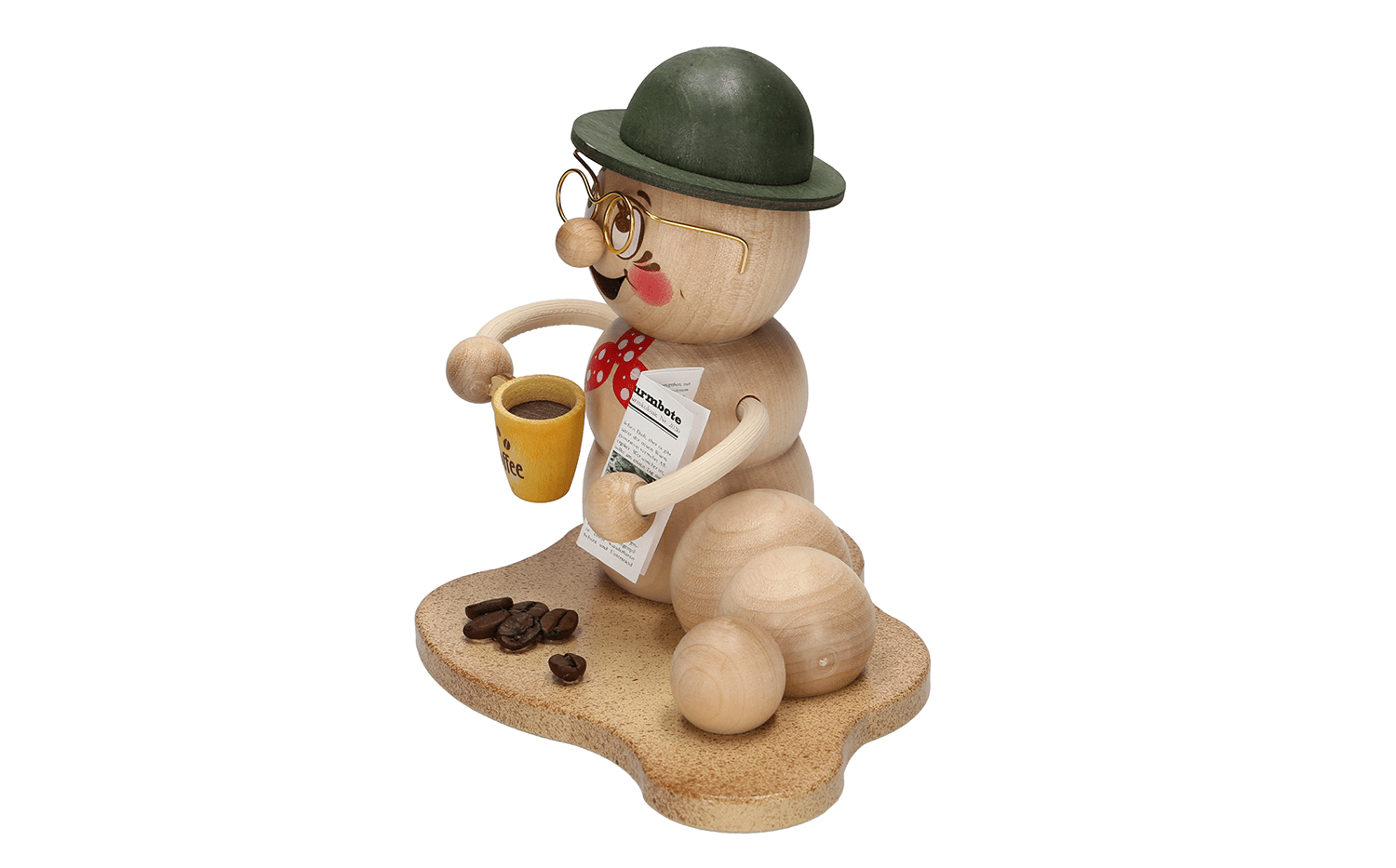 Räucherwurm Rudi - WeihnachtsladenDrechslerei Kuhnert