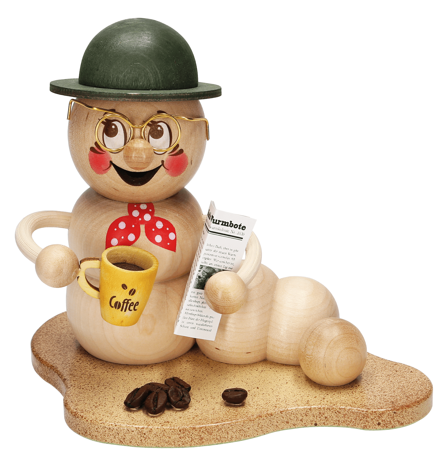 Räucherwurm Rudi - WeihnachtsladenDrechslerei Kuhnert