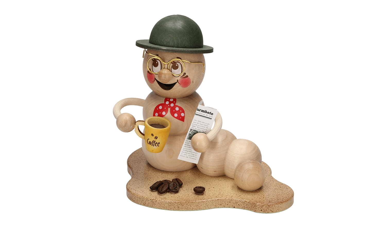 Räucherwurm Rudi - WeihnachtsladenDrechslerei Kuhnert