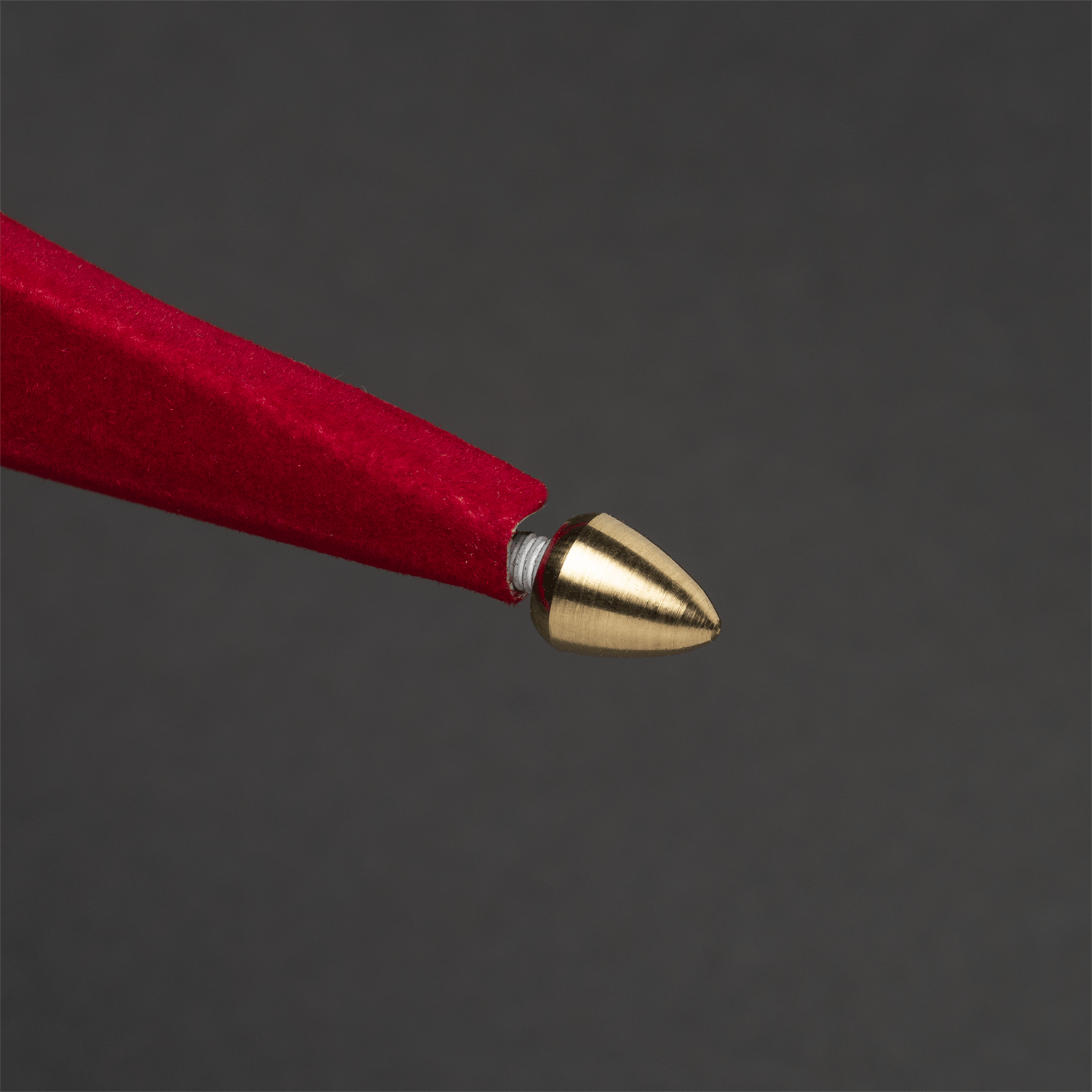 Roter Papierstern mit Samt - WeihnachtsladenKonstsmide