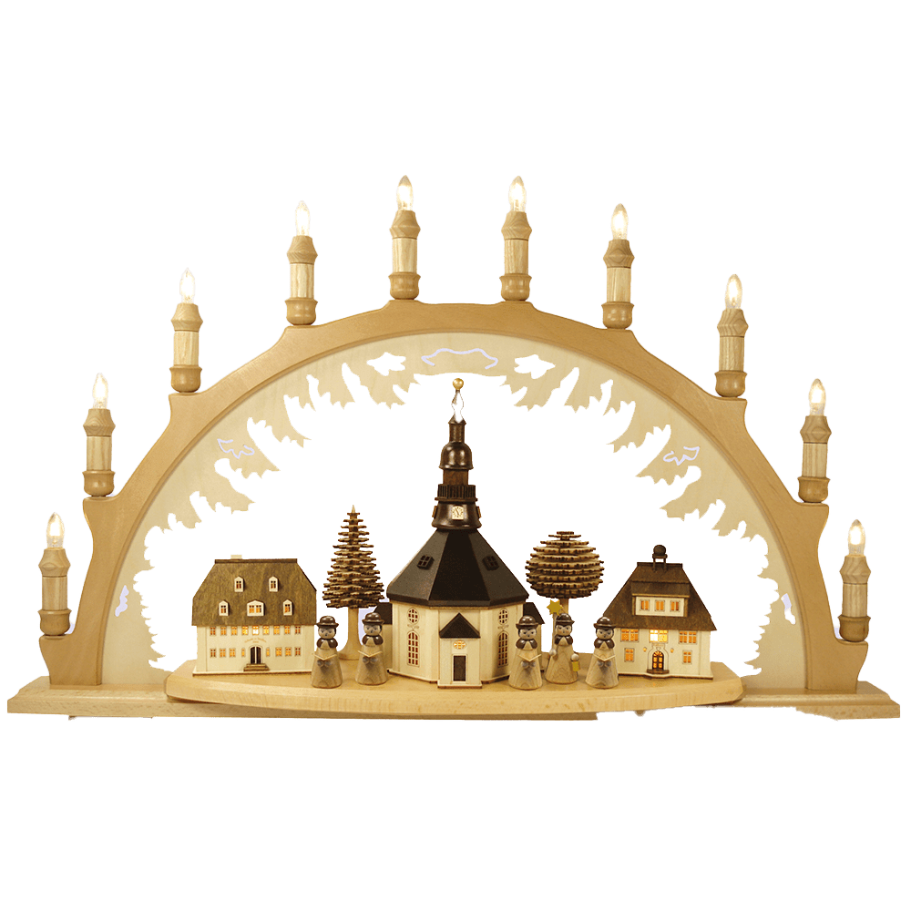 Schwibbogen 'Seiffener Dorf' - WeihnachtsladenLenk & Sohn