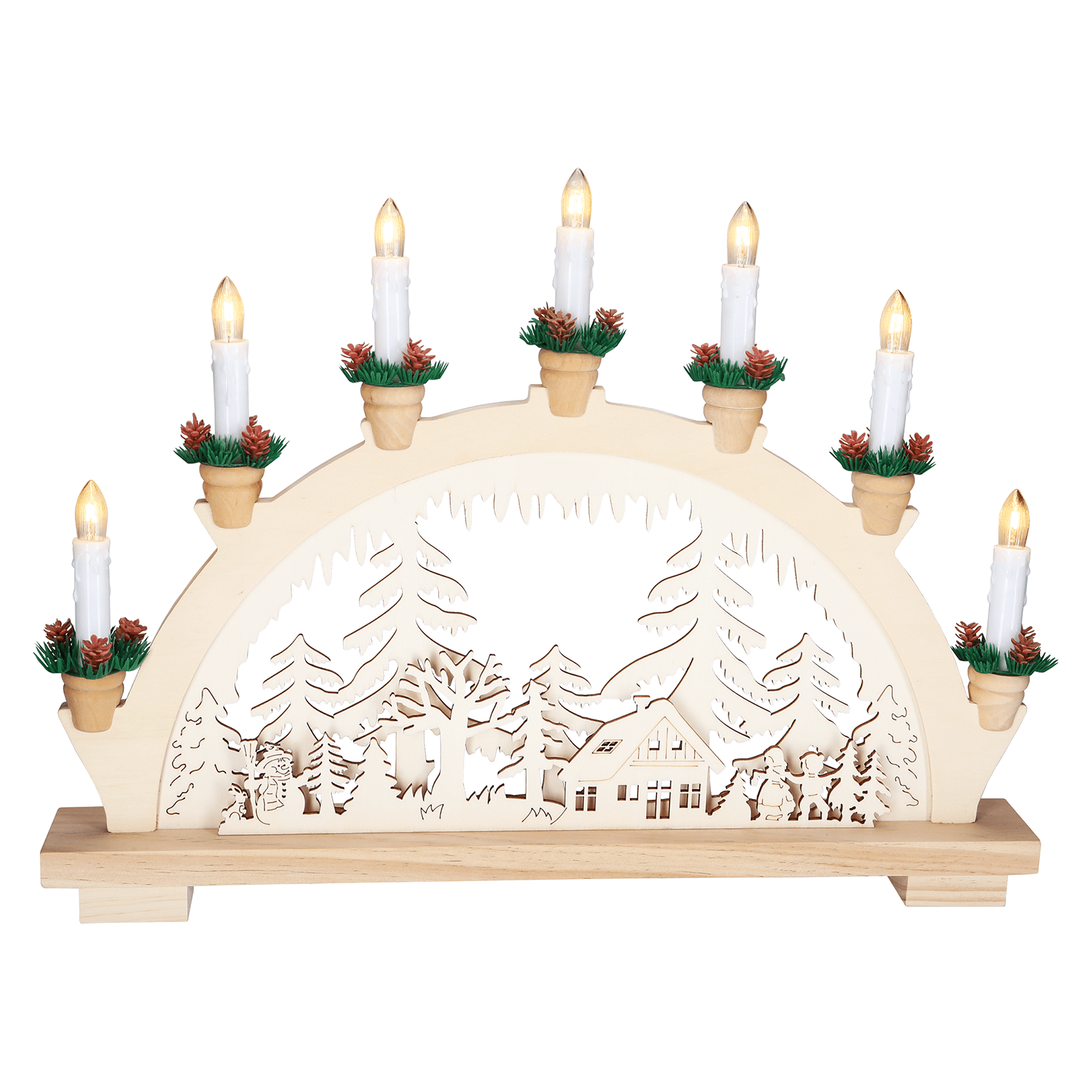 Schwibbogen 'Waldhaus' - WeihnachtsladenHeinz HANDELSKONTOR