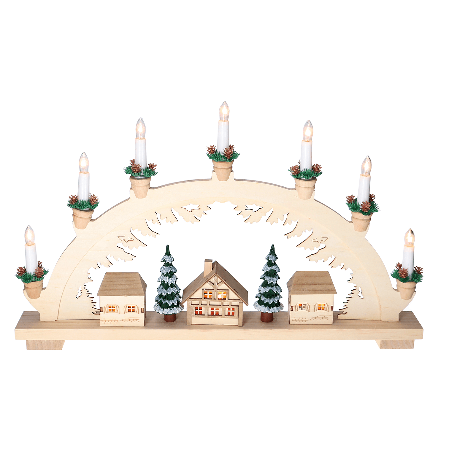 Schwibbogen 'Winterdorf' - WeihnachtsladenHeinz HANDELSKONTOR