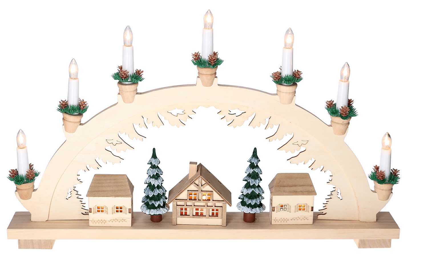 Schwibbogen 'Winterdorf' - WeihnachtsladenHeinz HANDELSKONTOR