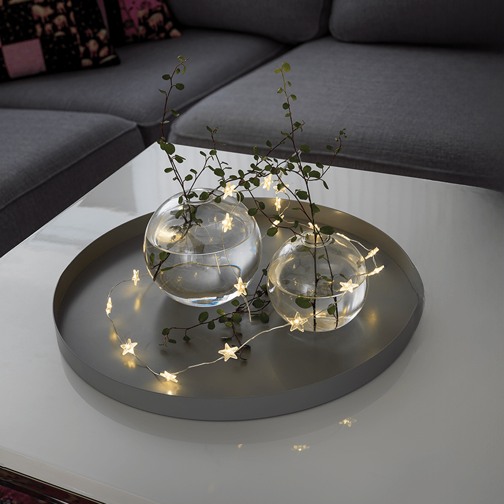 Sterne LED Dekolichterkette 20 LED warmweiß - WeihnachtsladenKonstsmide