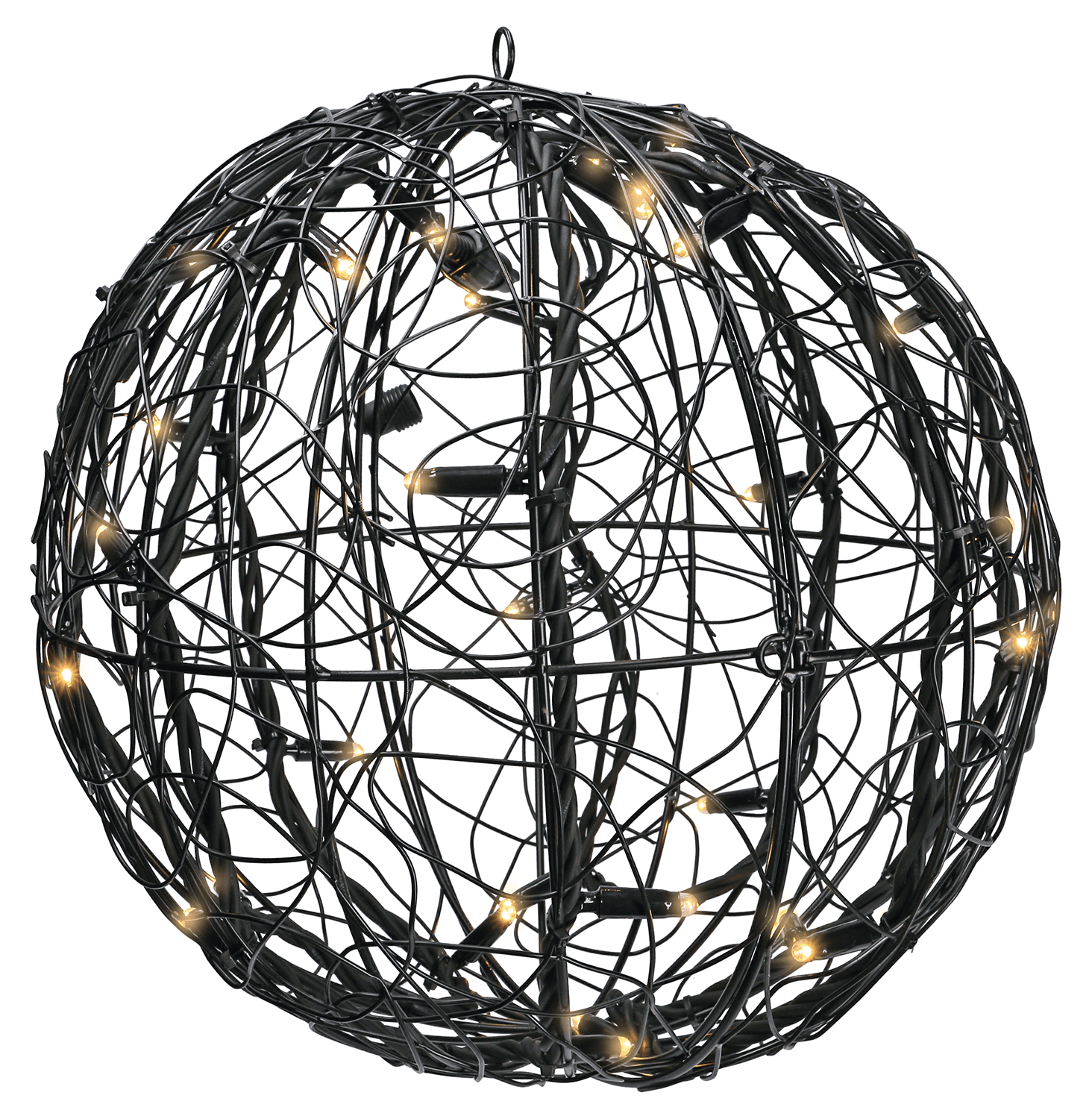 System LED 'Kugel' schwarz - WeihnachtsladenStar Trading