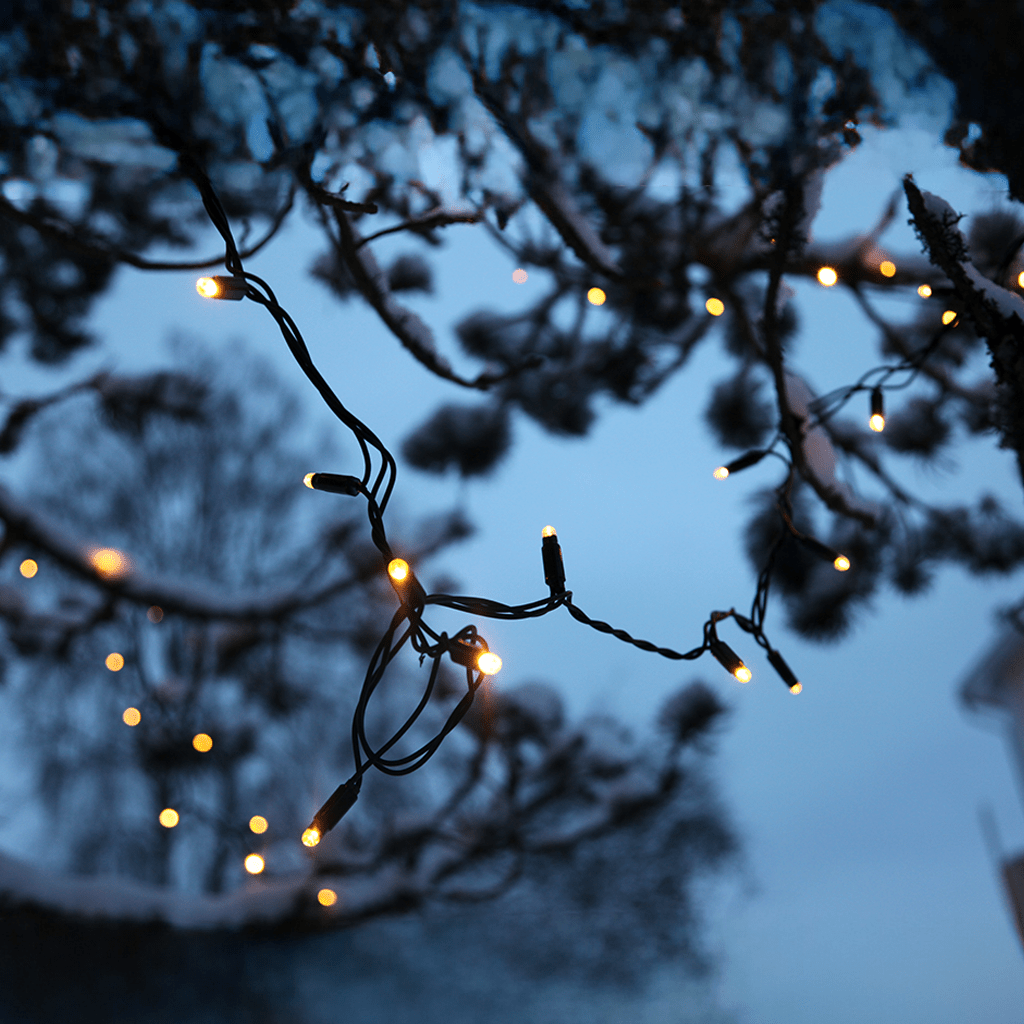 System LED - Lichterkette 5m mit 49 warmweißen Lichtern - WeihnachtsladenStar Trading