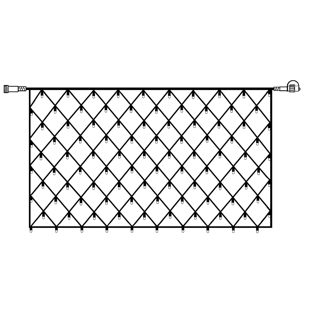 SYSTEM LED Netz - Extra 2x1m warmw. - WeihnachtsladenStar Trading