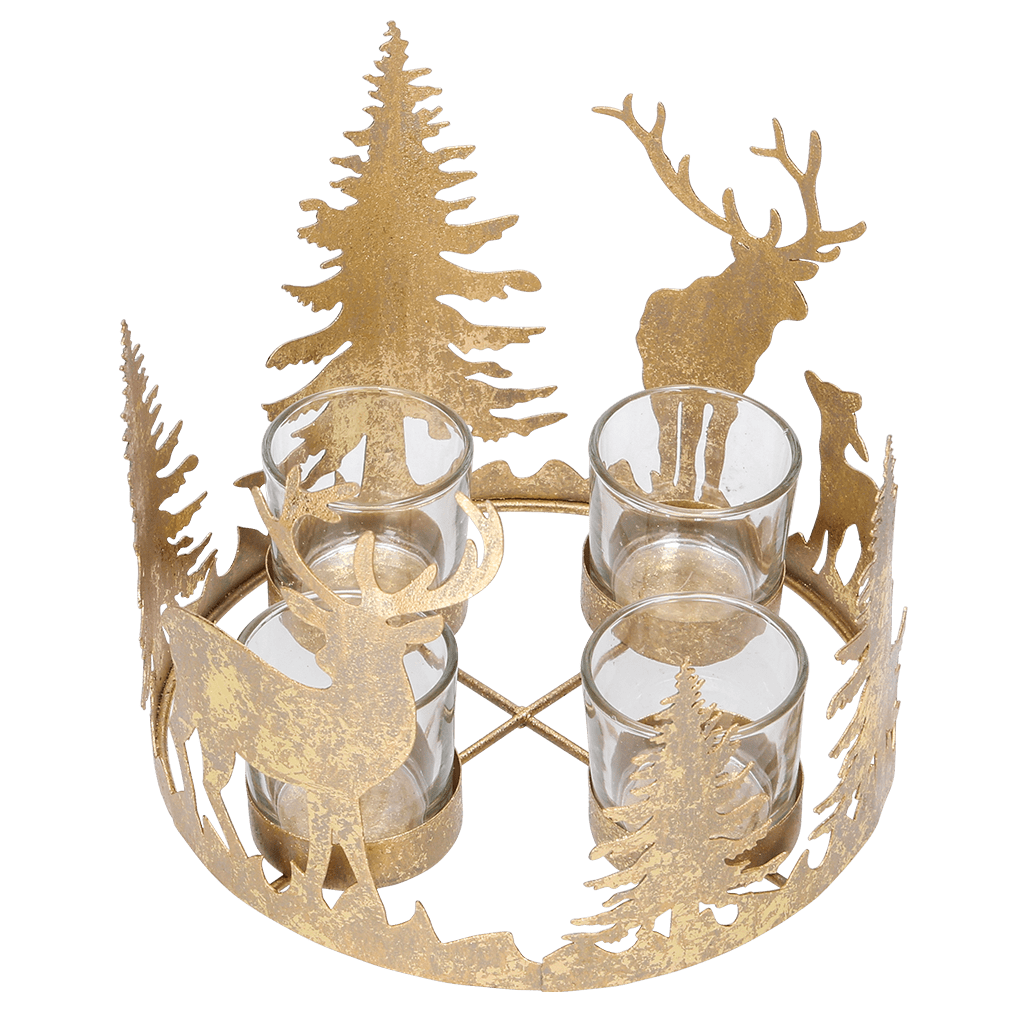 Teelichthalter Wald - WeihnachtsladenSöllner Floristik