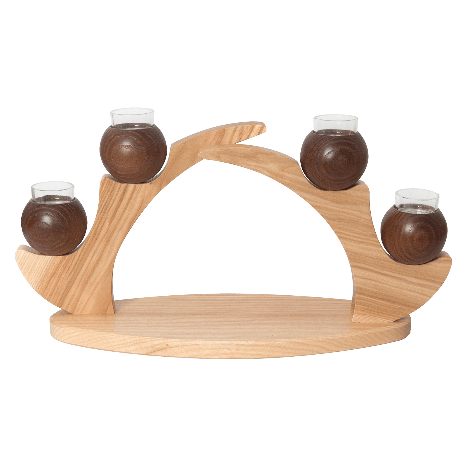 Tischleuchter 4flg. 27852 - WeihnachtsladenDrechslerei Kuhnert