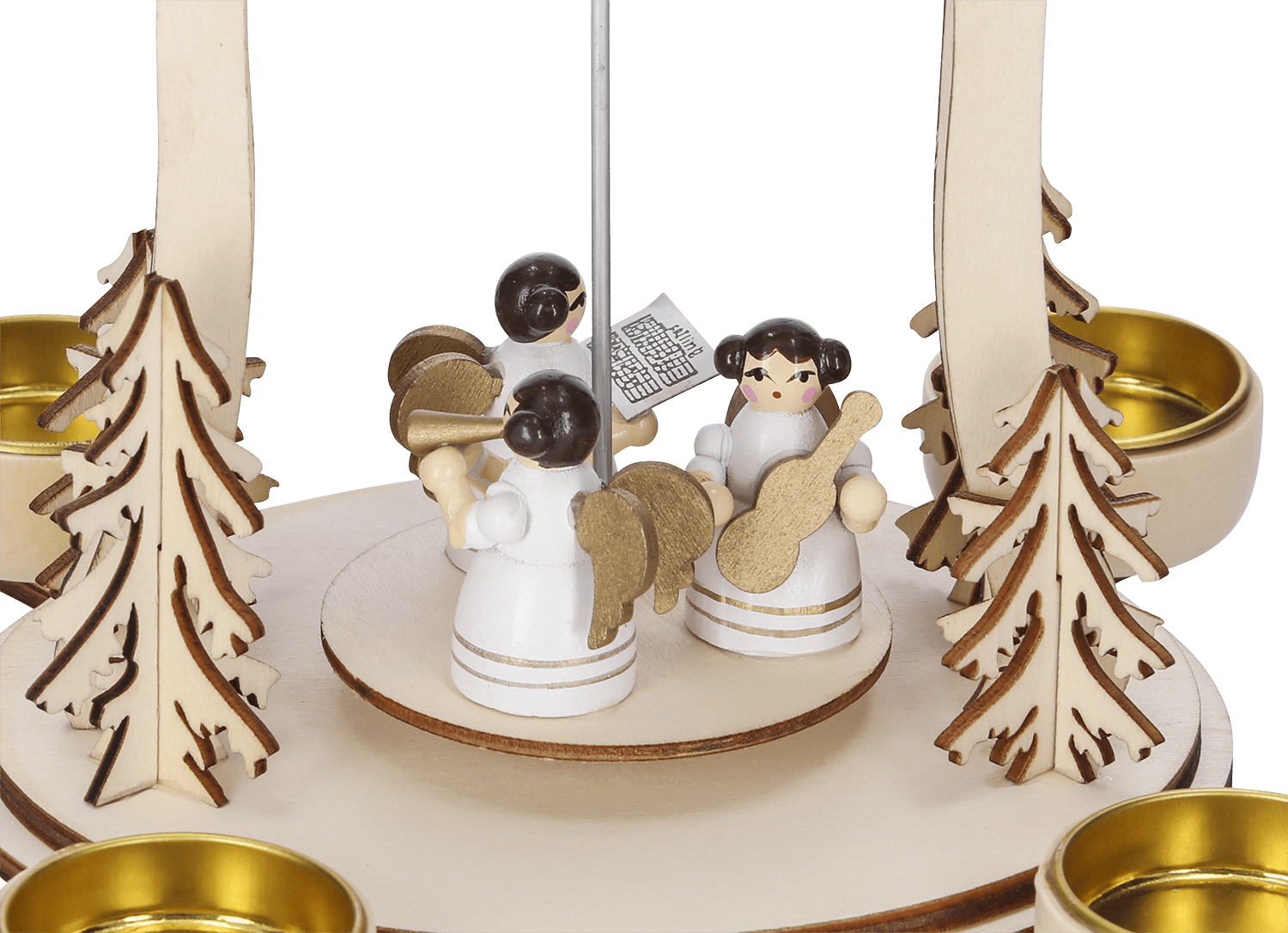 Traditionelle Teelicht - Pyramide 'Engel' - WeihnachtsladenHeinz HANDELSKONTOR