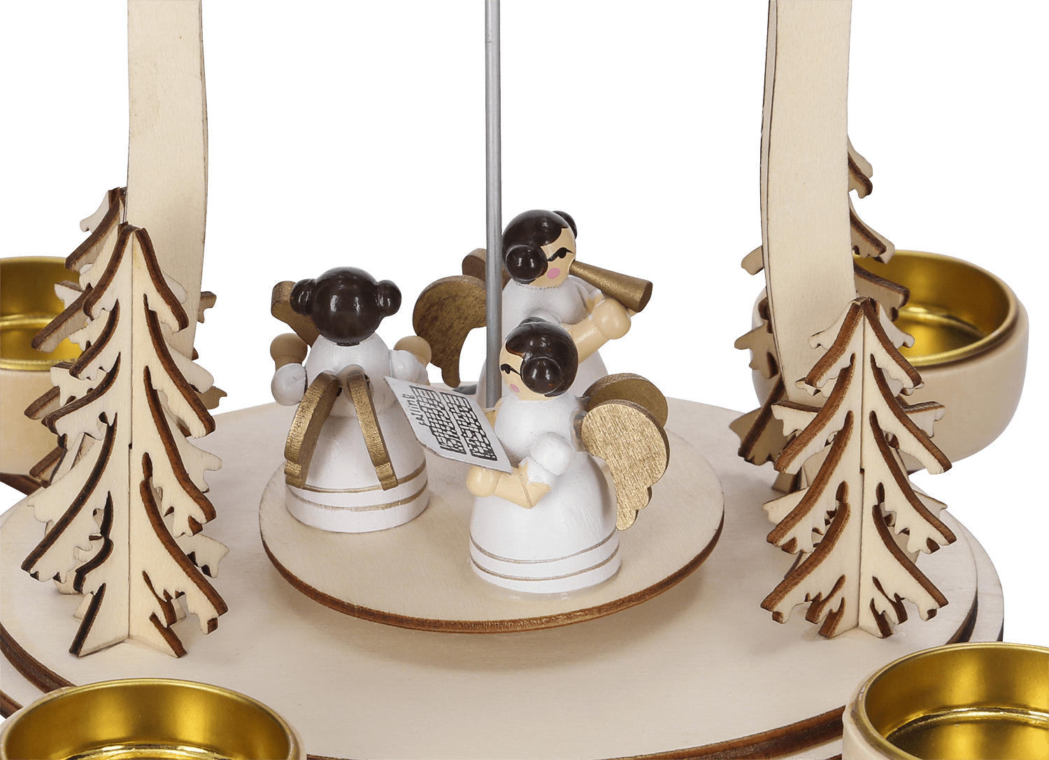 Traditionelle Teelicht - Pyramide 'Engel' - WeihnachtsladenHeinz HANDELSKONTOR