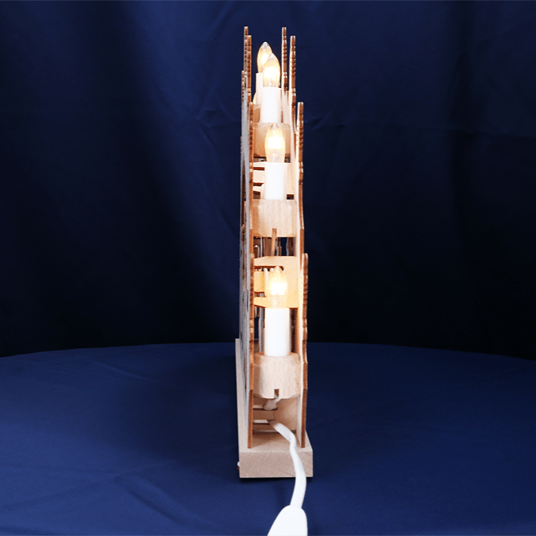 Traditioneller 3D - Lichterbogen 'Moped' - WeihnachtsladenSAICO