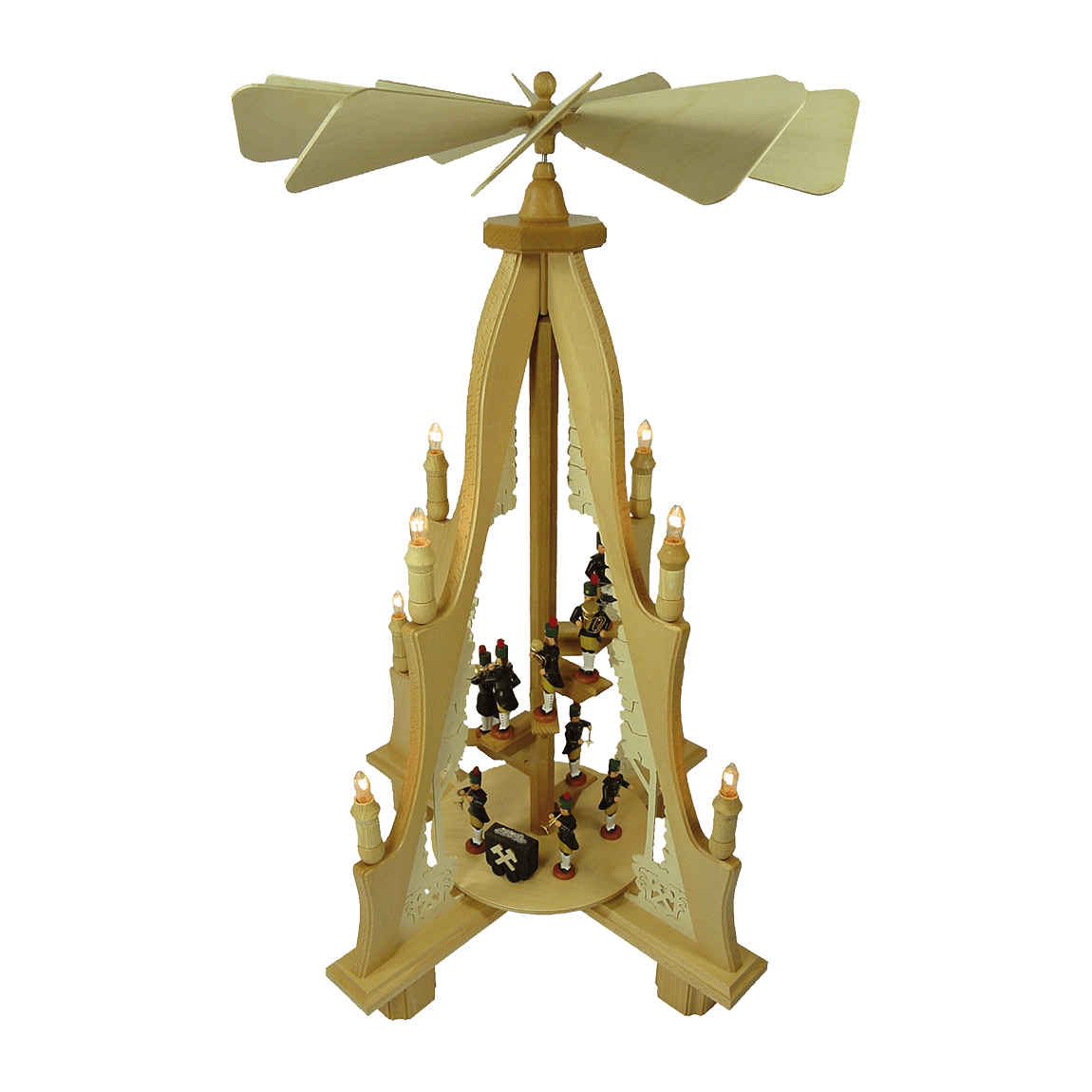 Weihnachts - Pyramide "Bergleute" - WeihnachtsladenLenk & Sohn